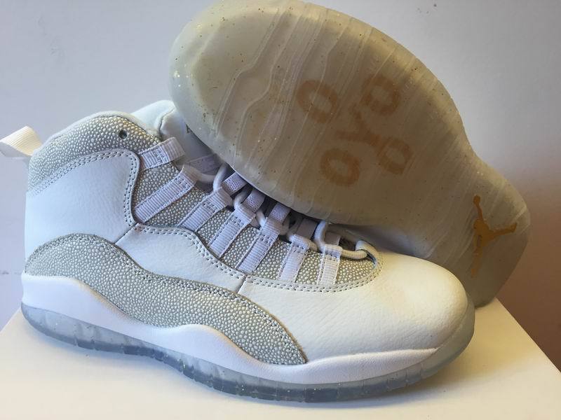 Air Jordan 10 OVO White Shoes - Click Image to Close